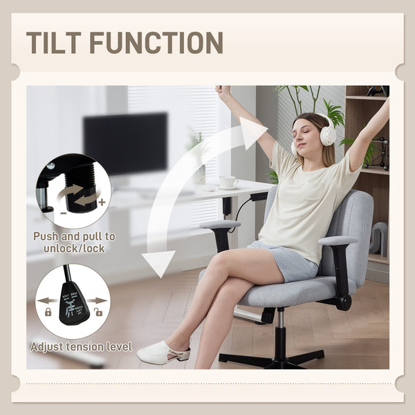 Chaise de bureau à dossier croisé, sans roulettes, grise