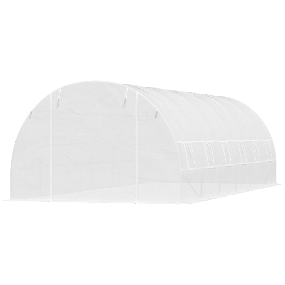 Large garden greenhouse for seedlings, high-quality steel frame