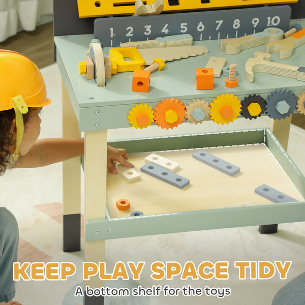 49-Piece Kids Workbench Play Set