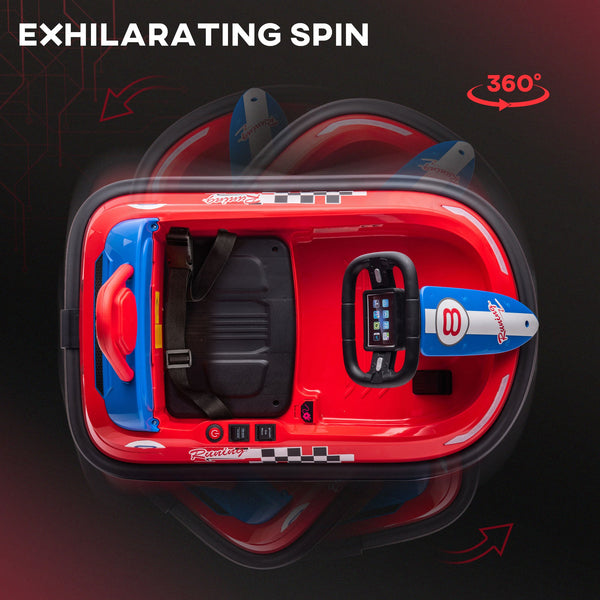 6V Bumper Car, Red