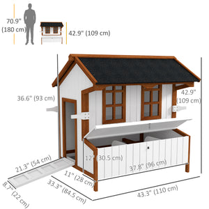 47" Wooden Chicken Coop