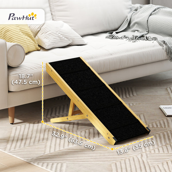 Rampe pliable pour chien avec 4 niveaux de hauteur réglables