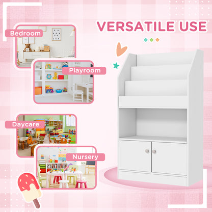Bibliothèque pour enfants, pour chambre, salle de jeux, blanche