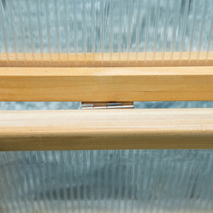 Serre de jardin surélevée portable en bois avec couvercle ouvrant