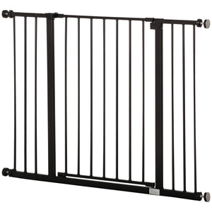 Barrière de sécurité pour chien à pression, noire