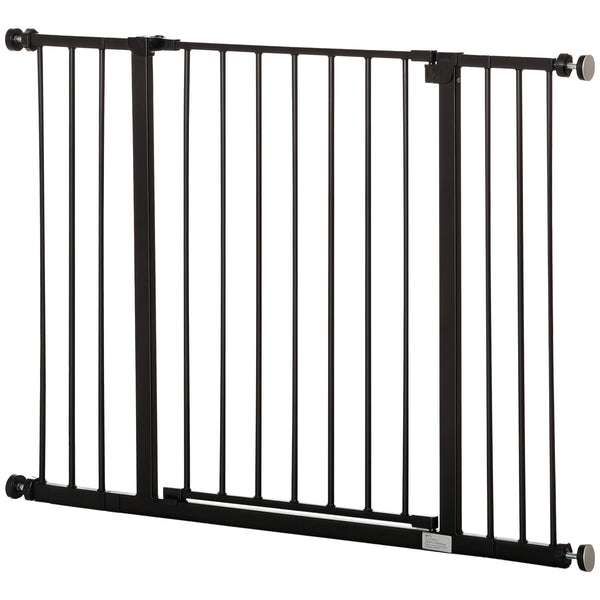 Barrière de sécurité pour chien à pression, noire