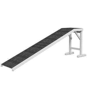 Pet ramp with anti-slip mat