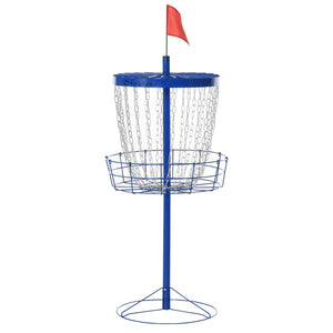 Panier d'entraînement portable pour disc golf, bleu foncé