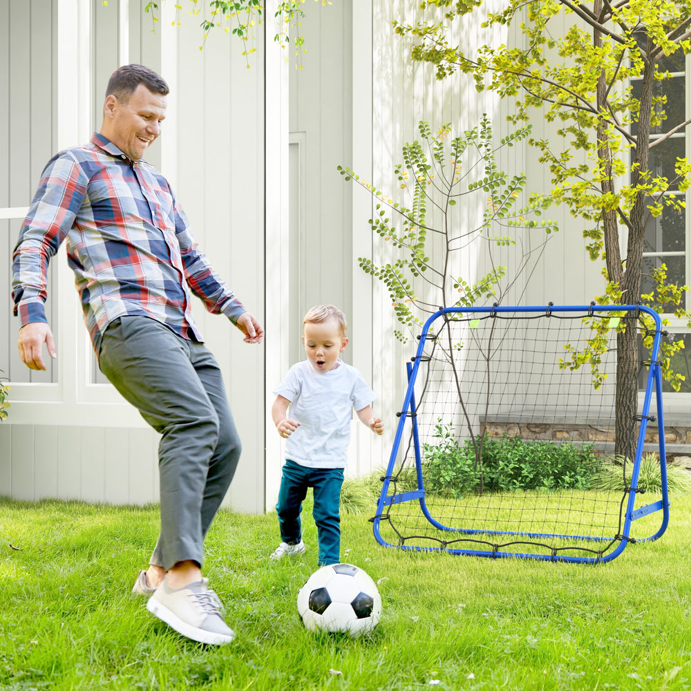 Filet de rebond ajustable, bleu