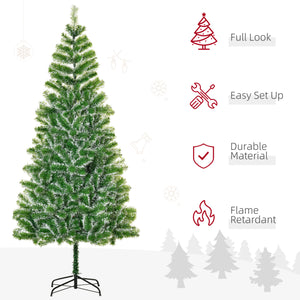 Sapin de Noël artificiel classique de 7 pieds vert