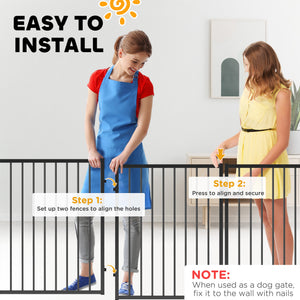 8-Panel Dog Playpen with Door
