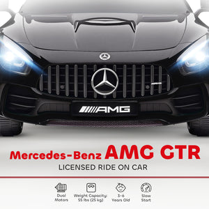 Mercedes-Benz AMG GTR 12V sous licence avec télécommande, noir