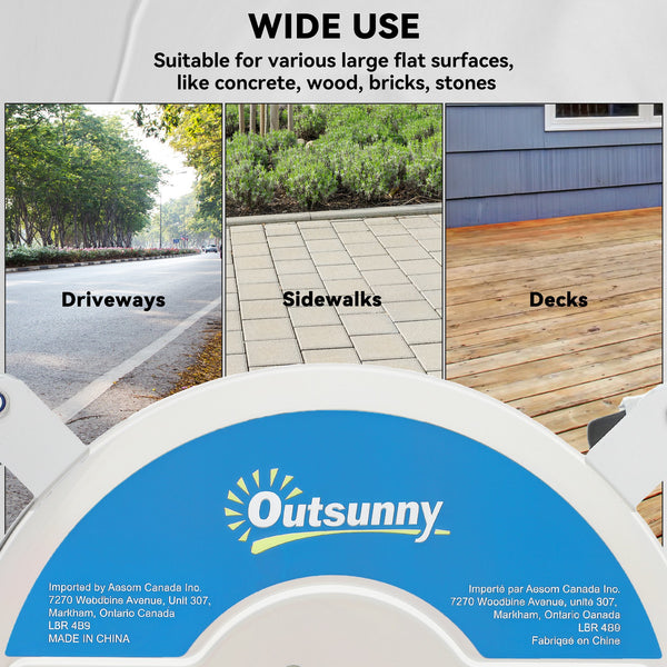 Nettoyeur de surfaces à haute pression  16" avec 4 roues
