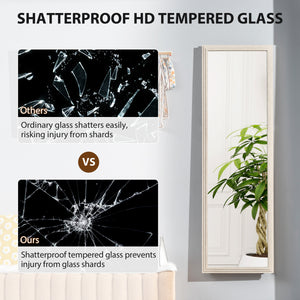 Miroir pleine longueur, blanc