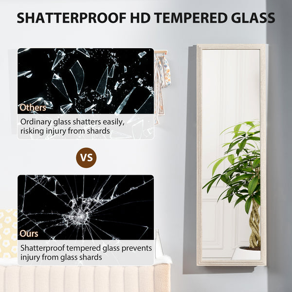 Miroir pleine longueur, blanc