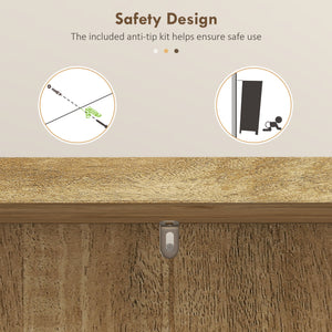 Meuble de rangement en rotin avec étagère à 5 niveaux et 12 étagères à épices