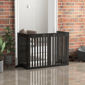 Barrière extra large avec pieds de support, noire