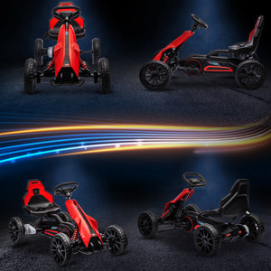 Kart électrique 12 V, rouge