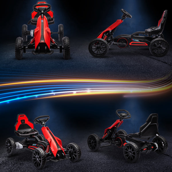 Kart électrique 12 V, rouge