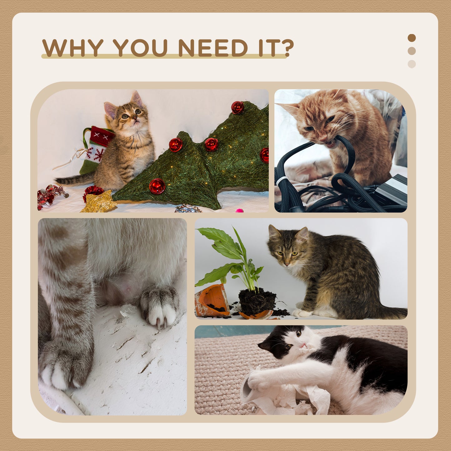 Small Cat Tree with Sisal Scratching Post, Hanging Ball, Bed, Kitten Activity Center, Light Grey