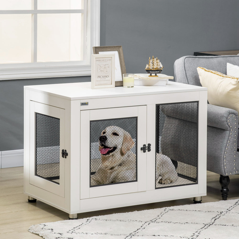 Cage with waterproof cushion, white