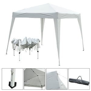 10 x 10 Folding Gazebo with Carry Bag, White