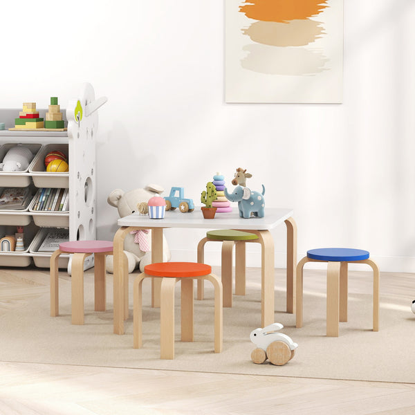 Ensemble de meubles pour enfants 5 pièces, multicolore