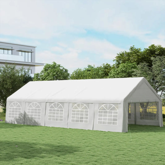 32'x16' Steel Reception Tent, White