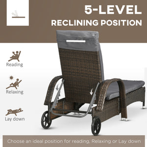 3-piece resin wicker set with table and 2 lounge chairs 