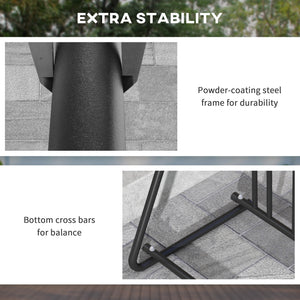 Support pour 3 vélos, noir