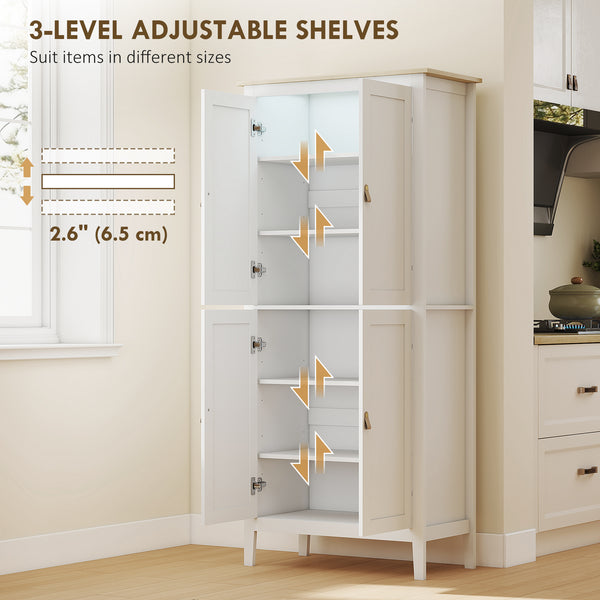 Storage unit with motion sensor and LED lighting, white