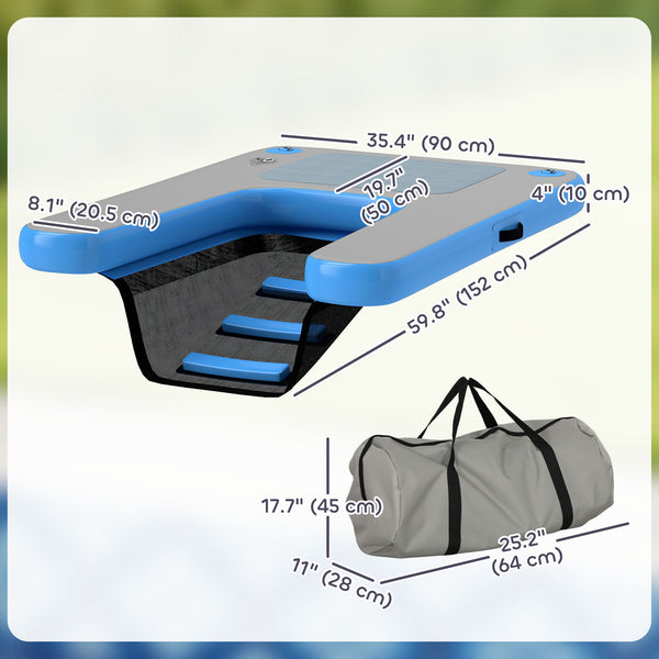 Floating pool ramp