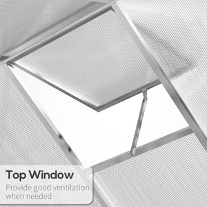 Serre de jardin avec panneaux en polycarbonate