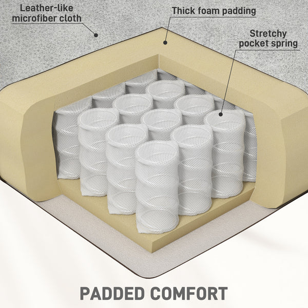 Fauteuil inclinable manuel avec massage par vibrations, poches latérales, en microfibre grise