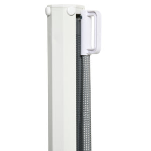 Barrière de sécurité rétractable, grise