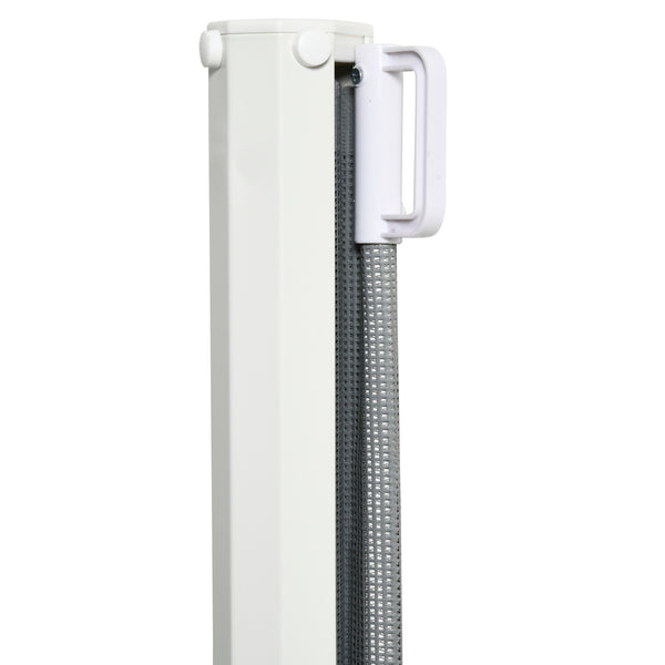 Barrière de sécurité rétractable, grise