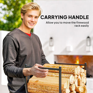 Heavy Duty 43cm Log Rack