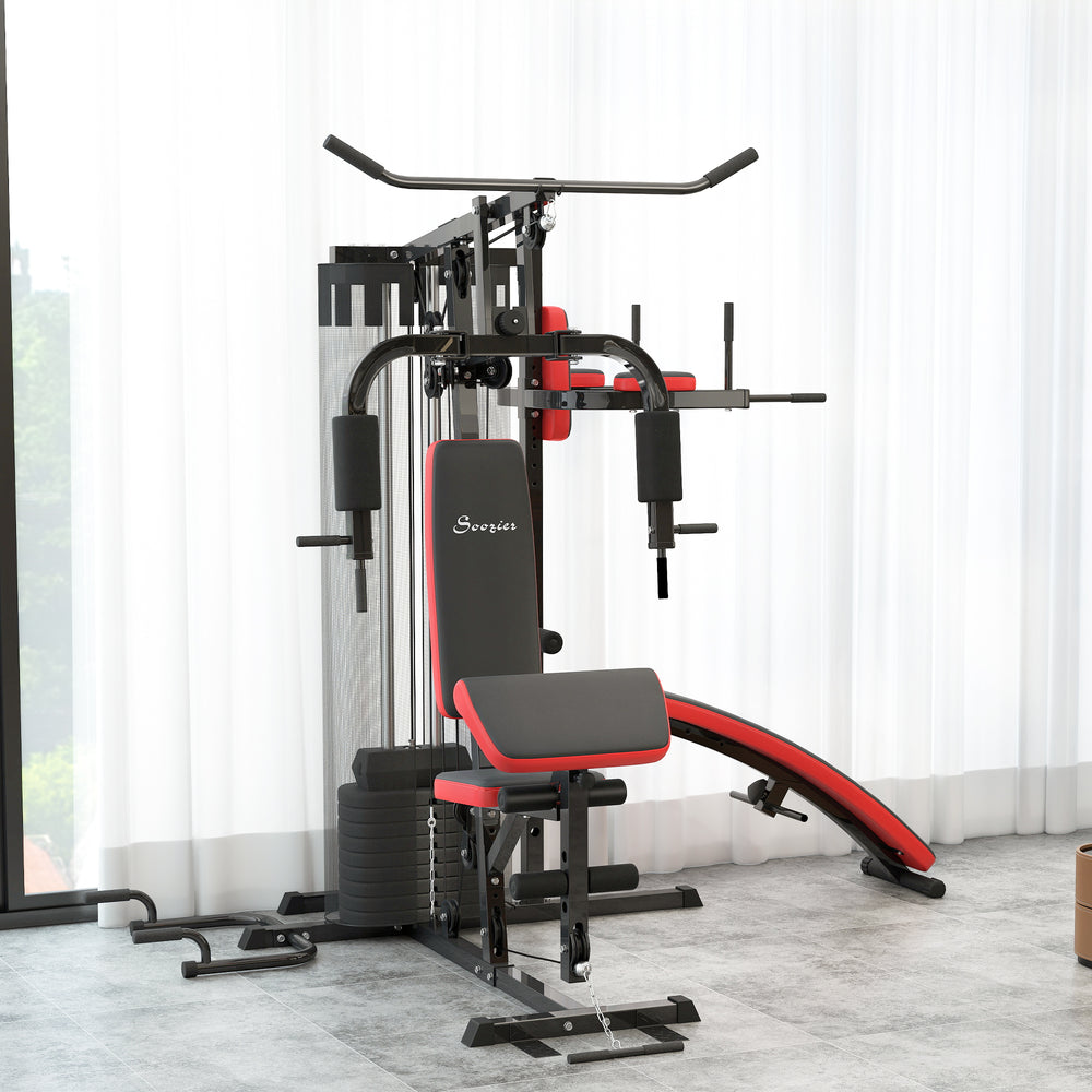 Appareil de musculation multifonction avec banc pour abdominaux