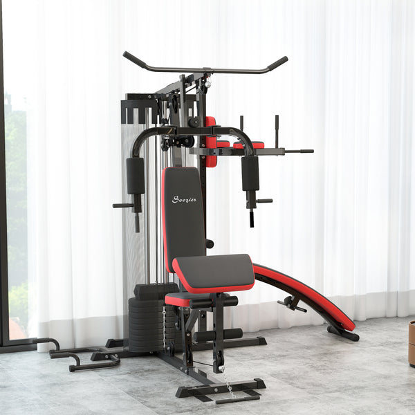 Appareil de musculation multifonction avec banc pour abdominaux