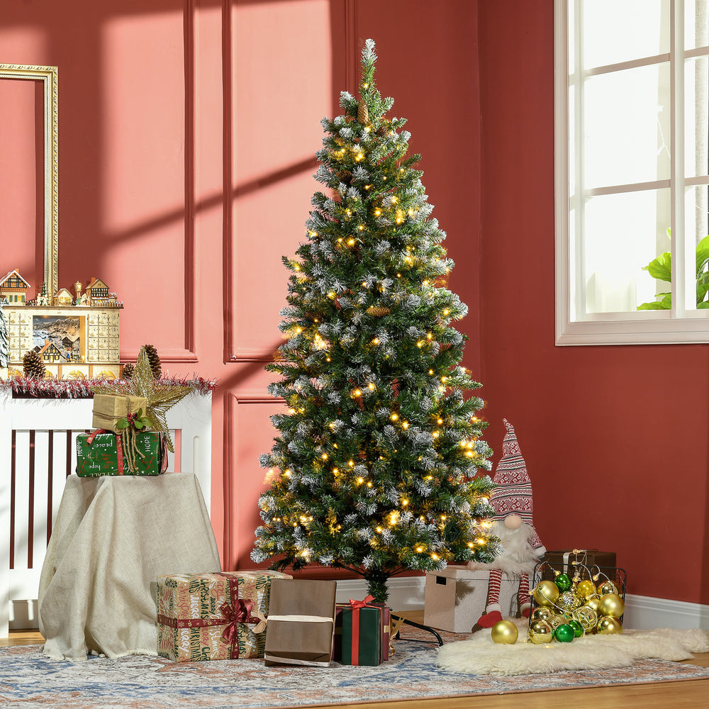 Sapin de Noël décorés de 6 pieds pré-éclairé
