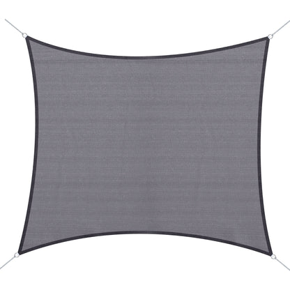 Voile d’ombrage rectangulaire d’extérieur – Protection solaire efficace, gris