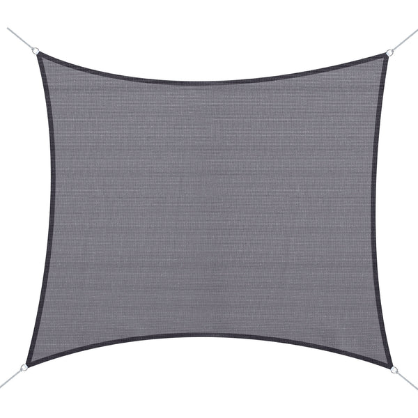Voile d’ombrage rectangulaire d’extérieur – Protection solaire efficace, gris
