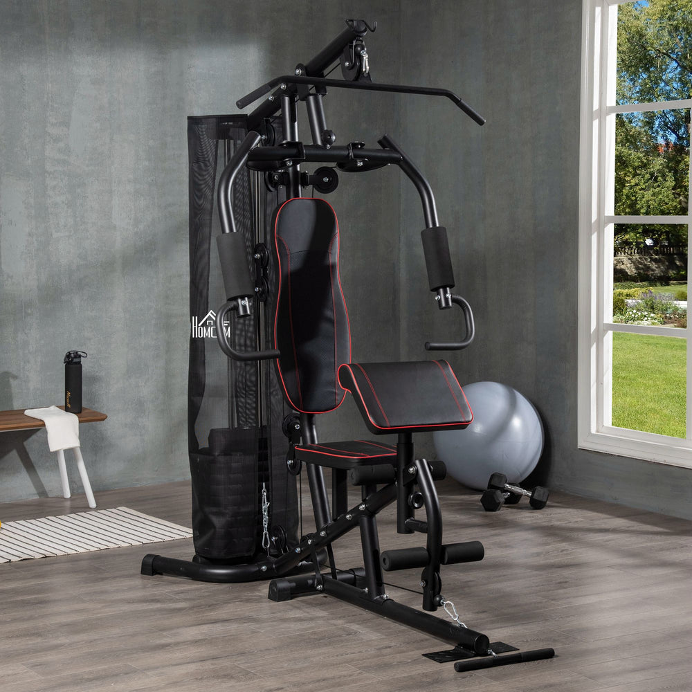 Multi-function equipment with 100 lb weight stack