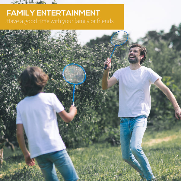 Ensemble de badminton portable avec filet