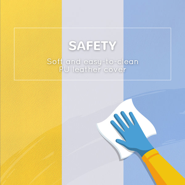 Ensemble de jeux souples 2 pièces pour grimper et ramper, bleu