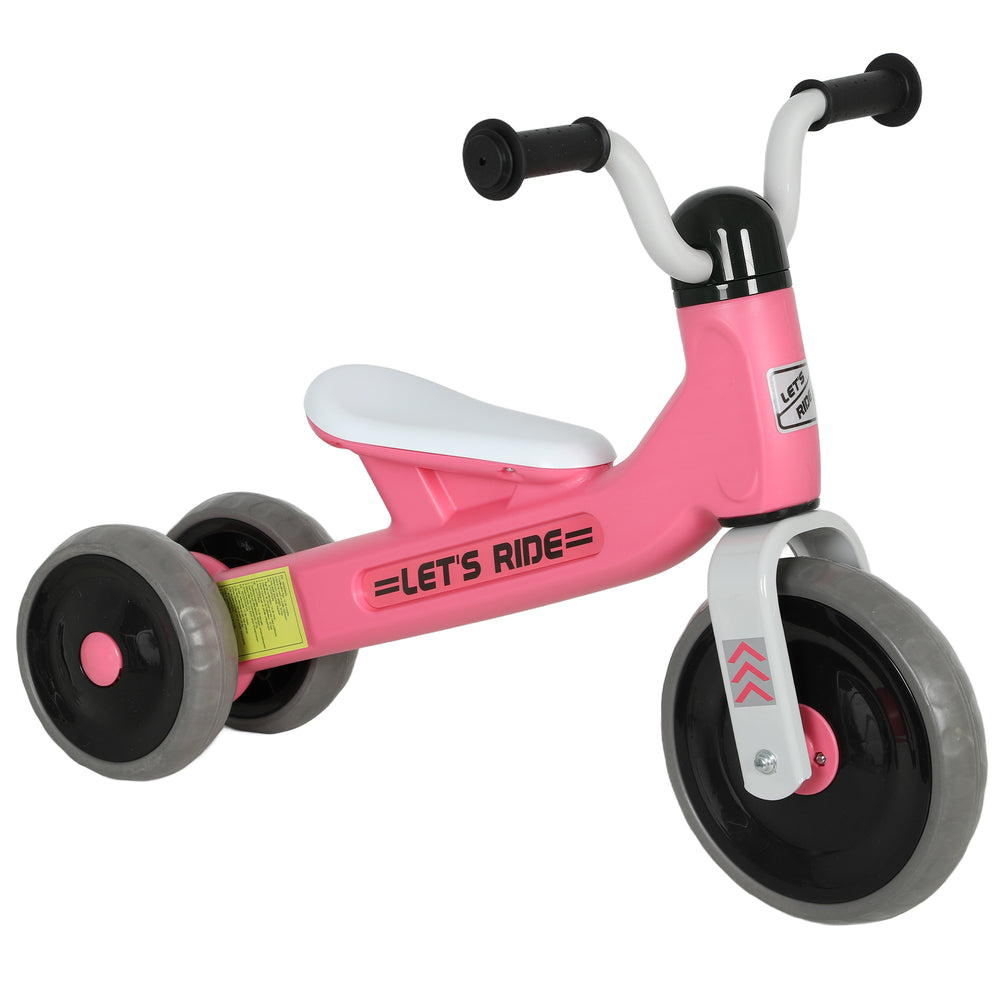 Vélo d'équilibre pour tout-petits de 12 à 36 mois rose