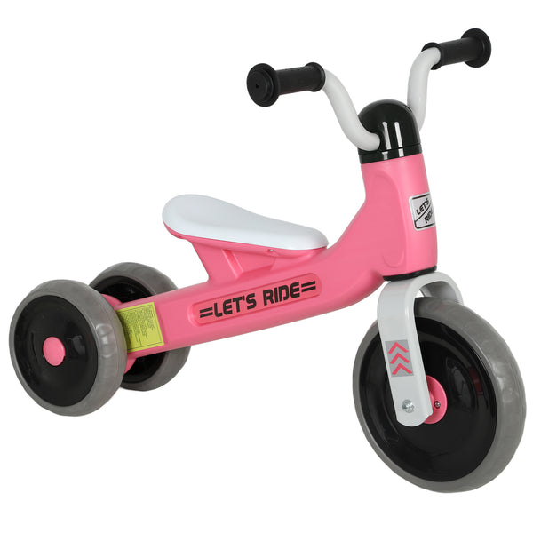 Vélo d'équilibre pour tout-petits de 12 à 36 mois rose