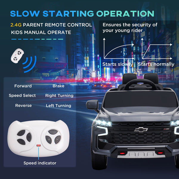 Chevrolet TAHOE 12V with remote control, gray
