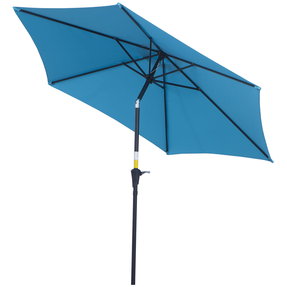 Parasol rond de 8,5 pieds, bleu
