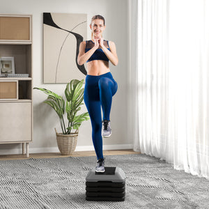 Stepper réglable en hauteur à 5 niveaux, gris